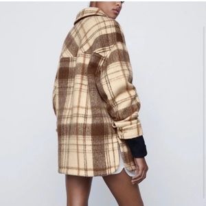 Zara plaid Shaket